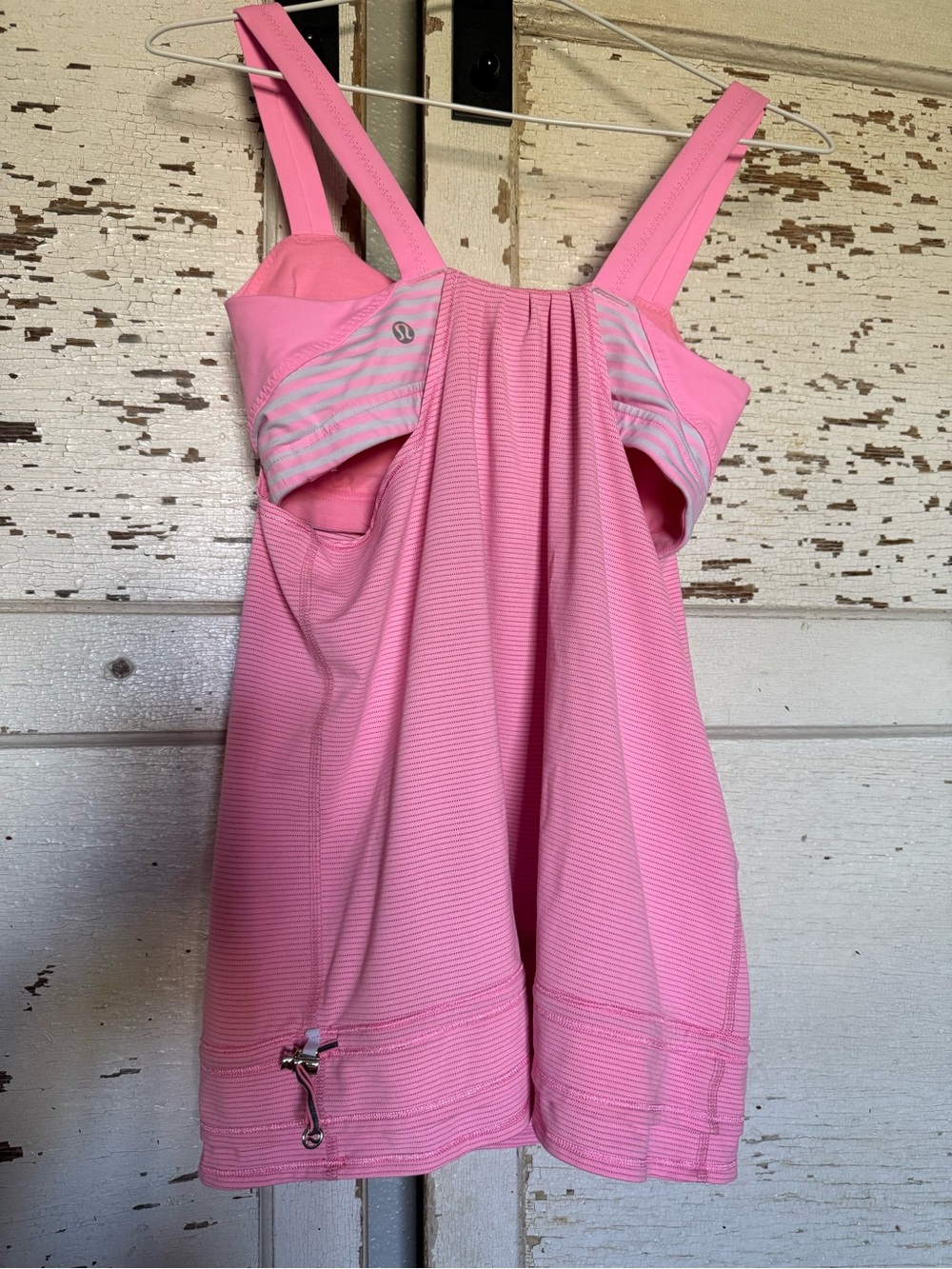 Lululemon Pink Women's Stretchy Soft - Hot Pink and White - Picture 2 of 2
